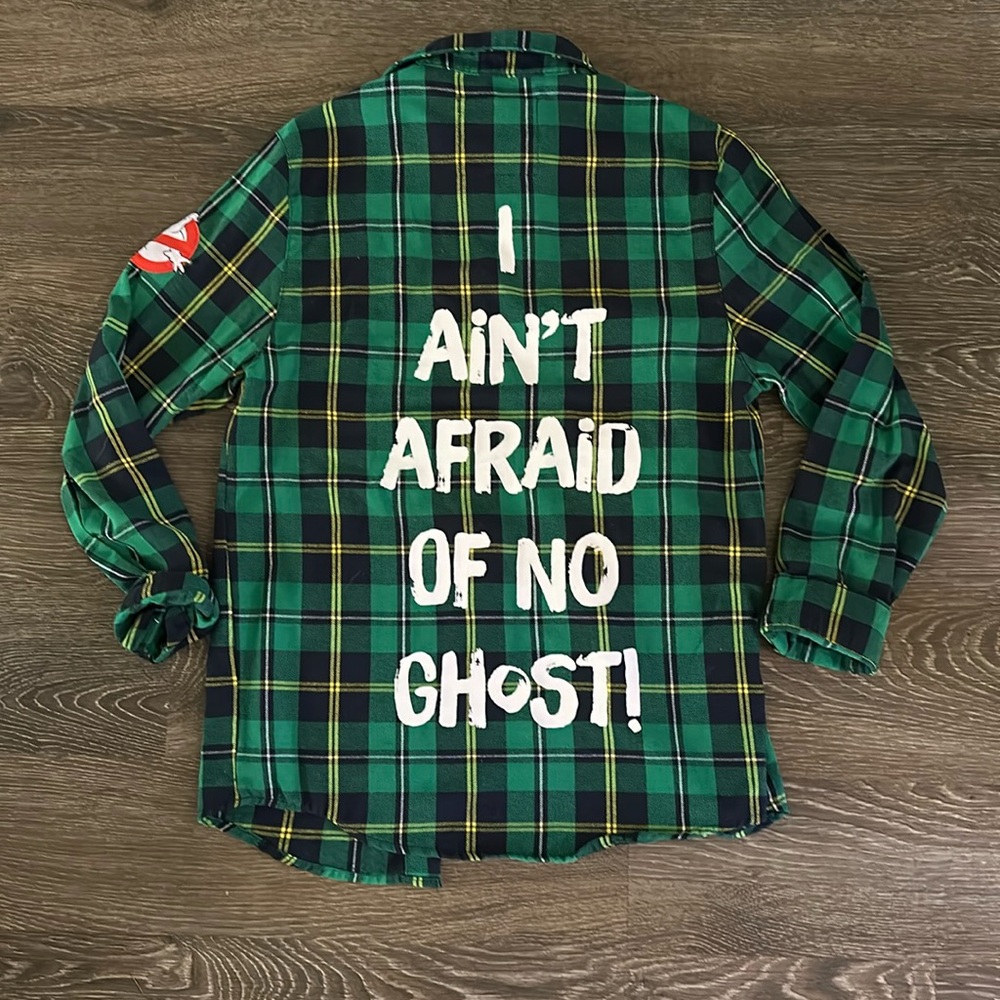 Cakeworthy ghostbusters flannel